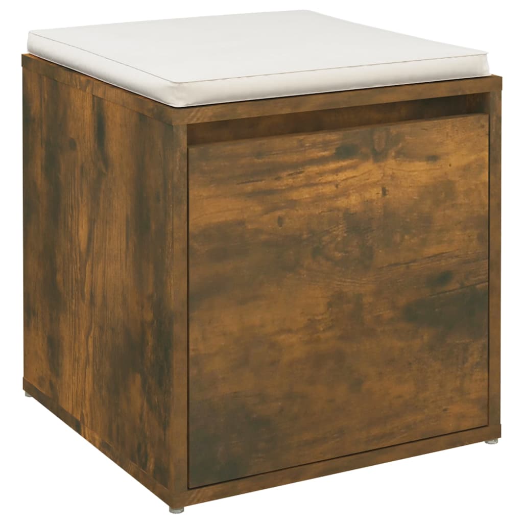 vidaXL Box so zásuvkou, tmavý dub 40,5x40x40 cm, kompozitné drevo