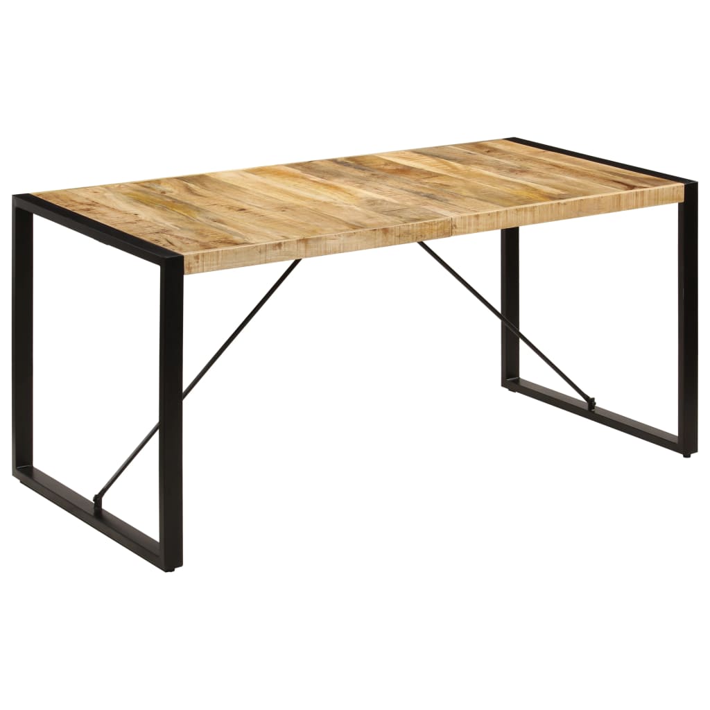 vidaXL Jedálenský stôl z mangovníkového dreva 160x80x75 cm