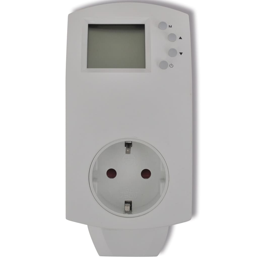 Zásuvný elektronický digitálny termostat pre vykurovanie