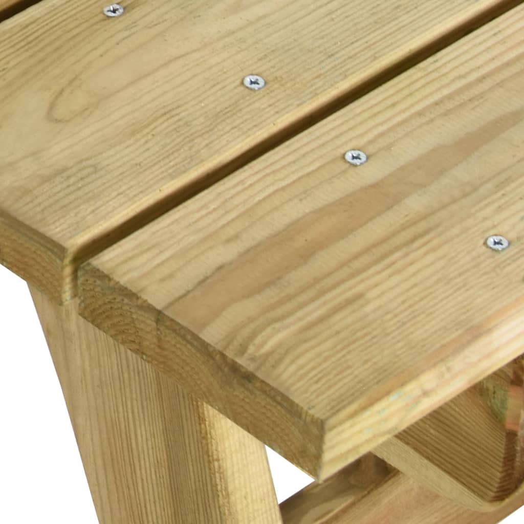 vidaXL Záhradný stôl 160x74x75 cm impregnované borovicové drevo
