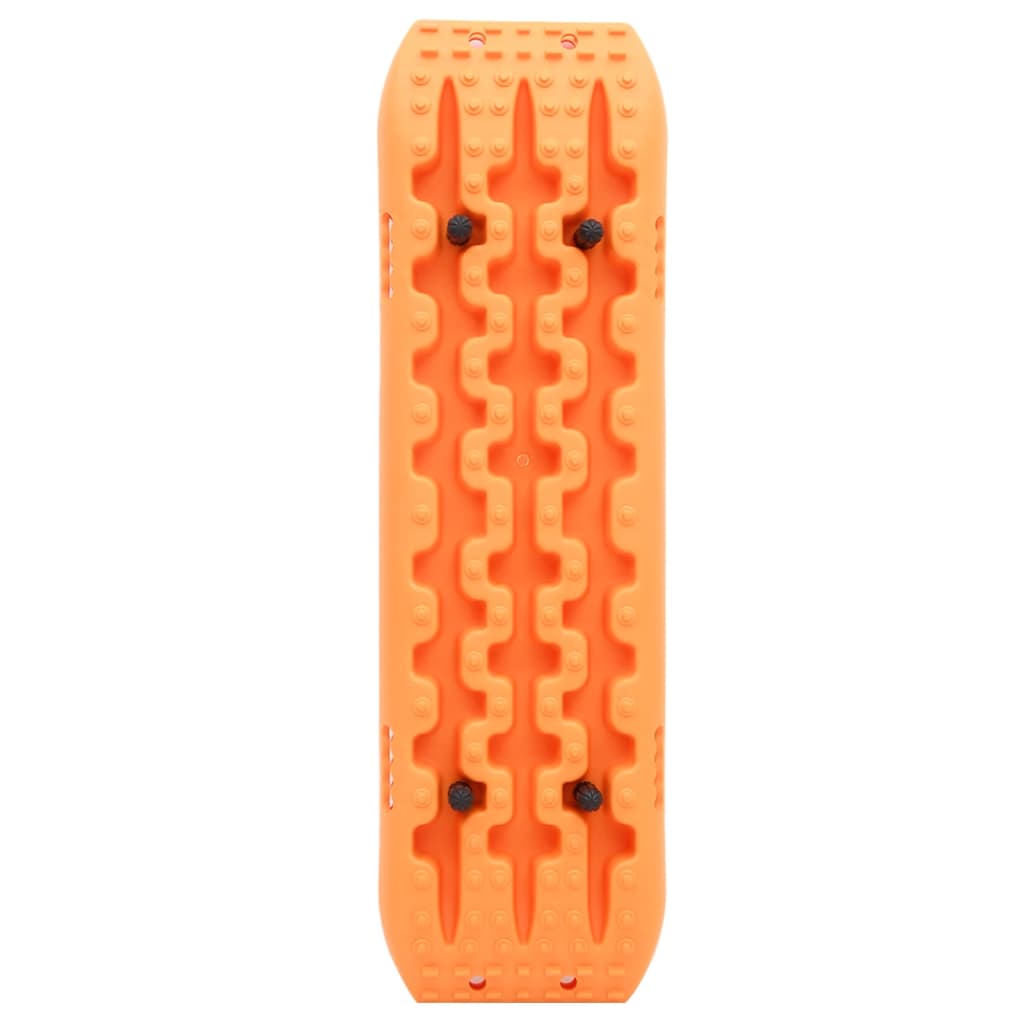 vidaXL Trakčné dosky 2 ks oranžové 106x30,5x7 cm nylon
