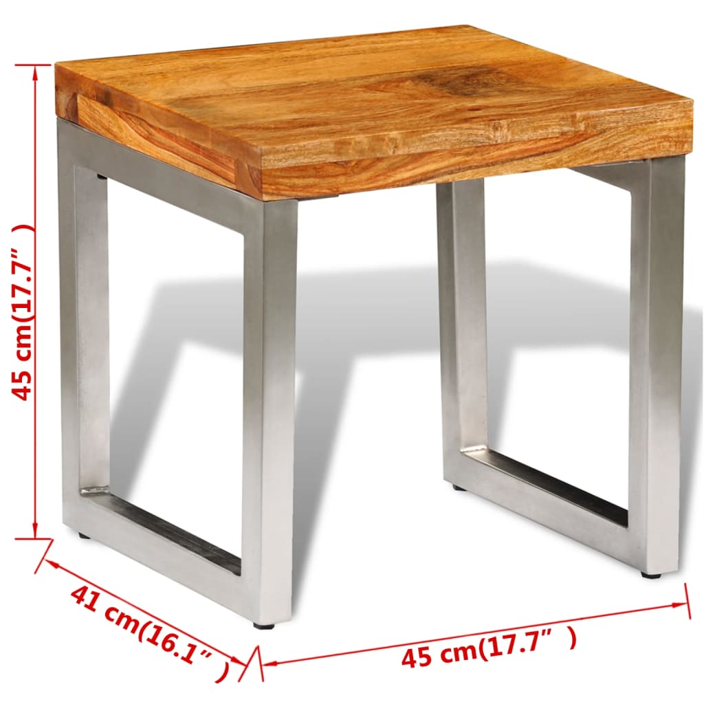 vidaXL Konferenčný stolík z dreveného masívu sheesham