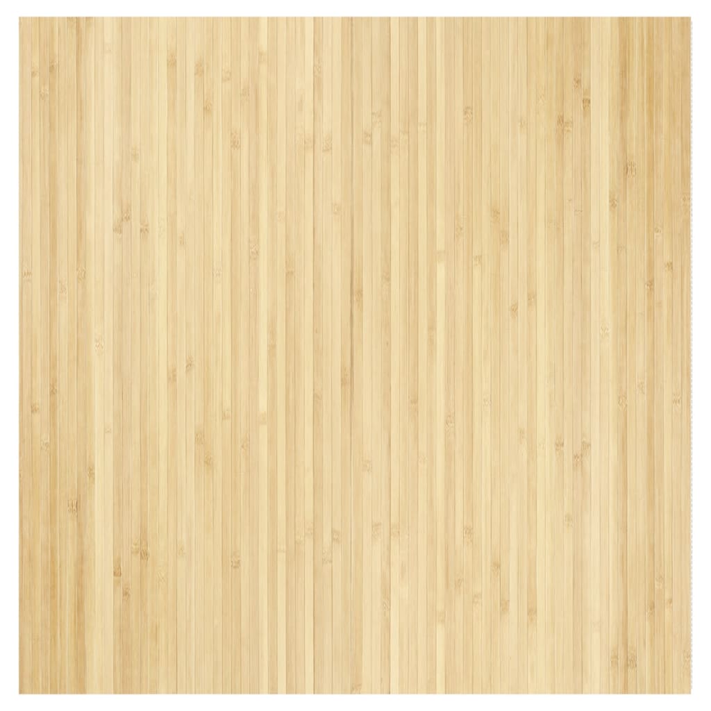 vidaXL Koberec obdĺžnikový bledý prírodný 100x100 cm bambus