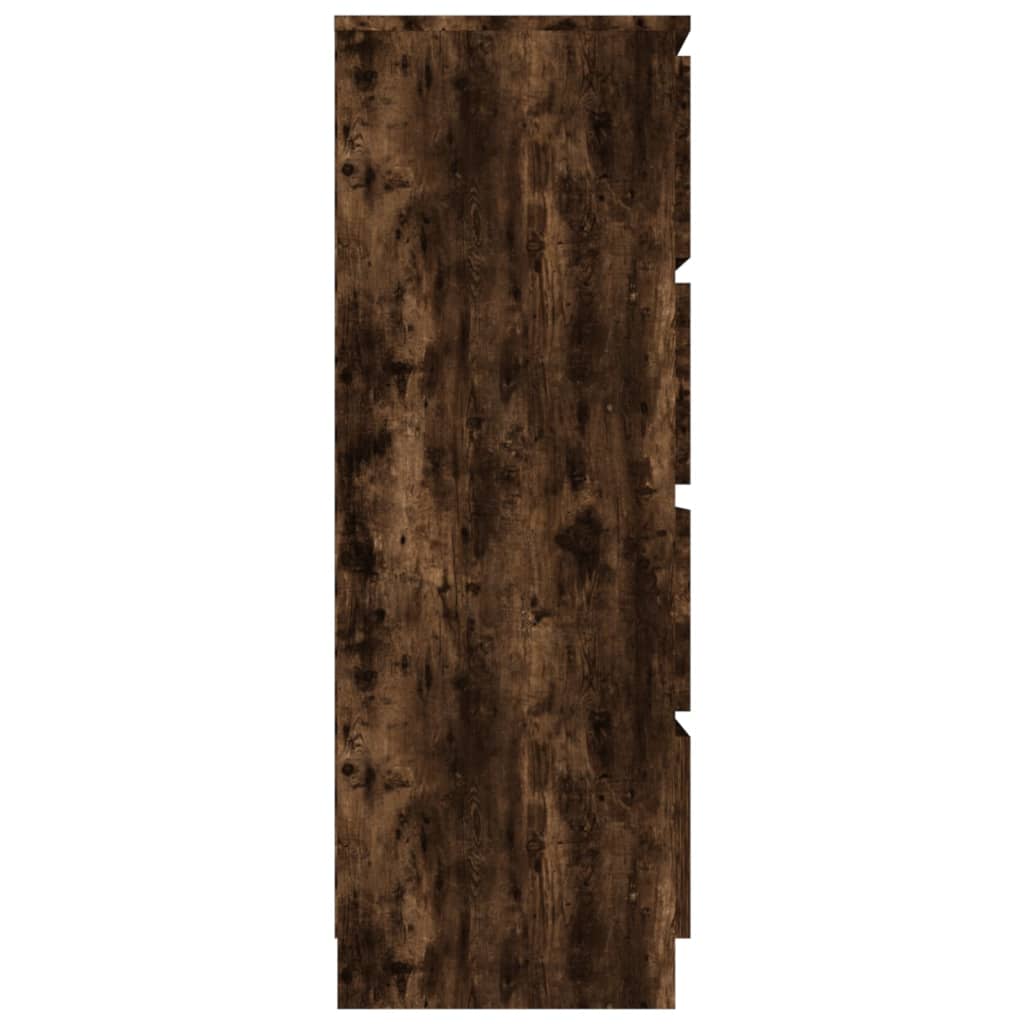 vidaXL Komoda údený dub 60x35x98,5 cm spracované drevo
