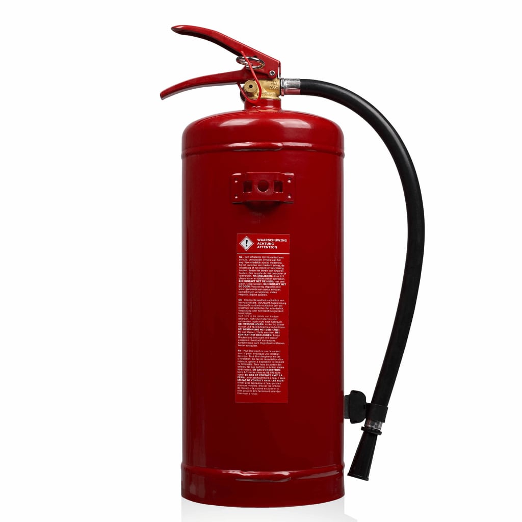 Smartwares Práškový hasiaci prístroj BB6 6 kg trieda ABC oceľový 10.014.72