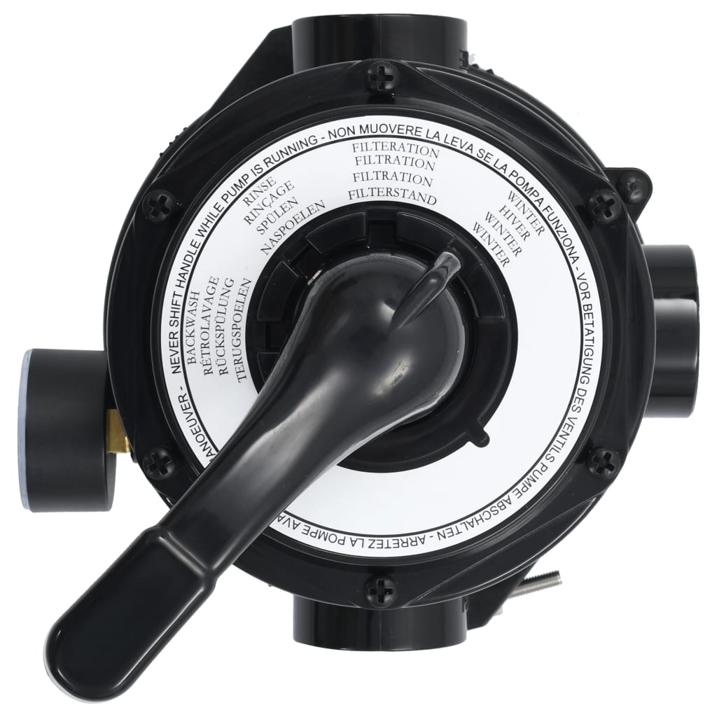 vidaXL Viacsmerový ventil pre pieskový filter ABS 1,5" 4-cestný