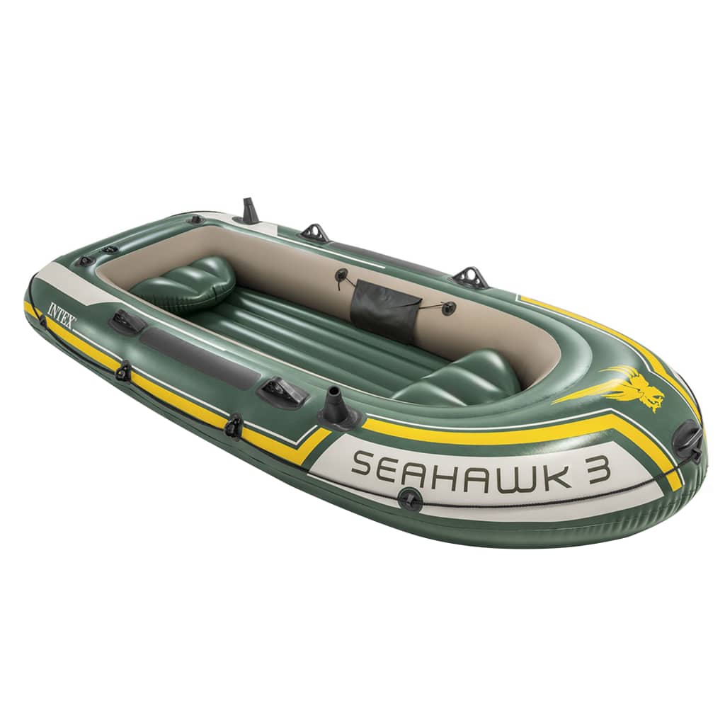Intex Nafukovací čln Seahawk 3 so závesným motorom a držiakom