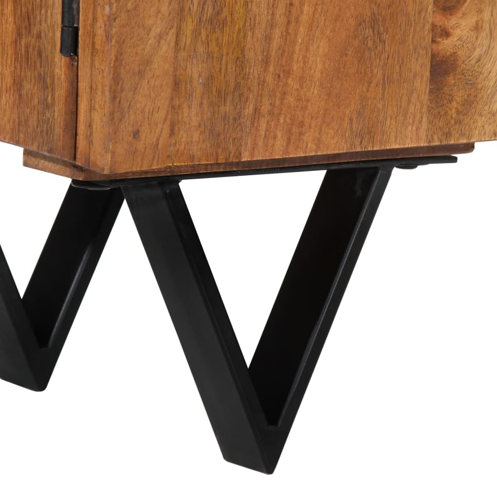 vidaXL TV skrinka 140x30x46 cm masívne mangovníkové drevo