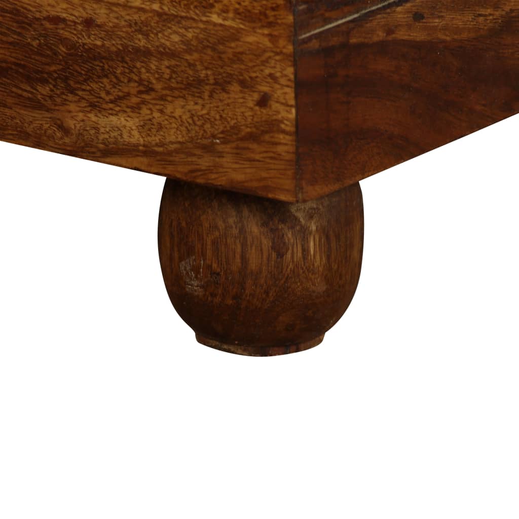 vidaXL Úložná truhlica z masívneho sheeshamového dreva, 90x50x35 cm