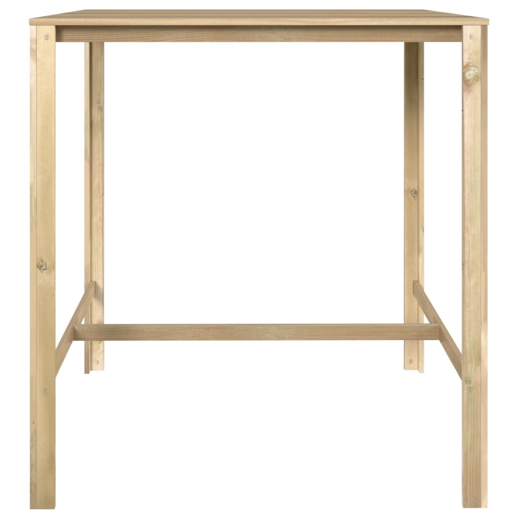 vidaXL Barový stôl 110x100x110 cm impregnované borovicové drevo