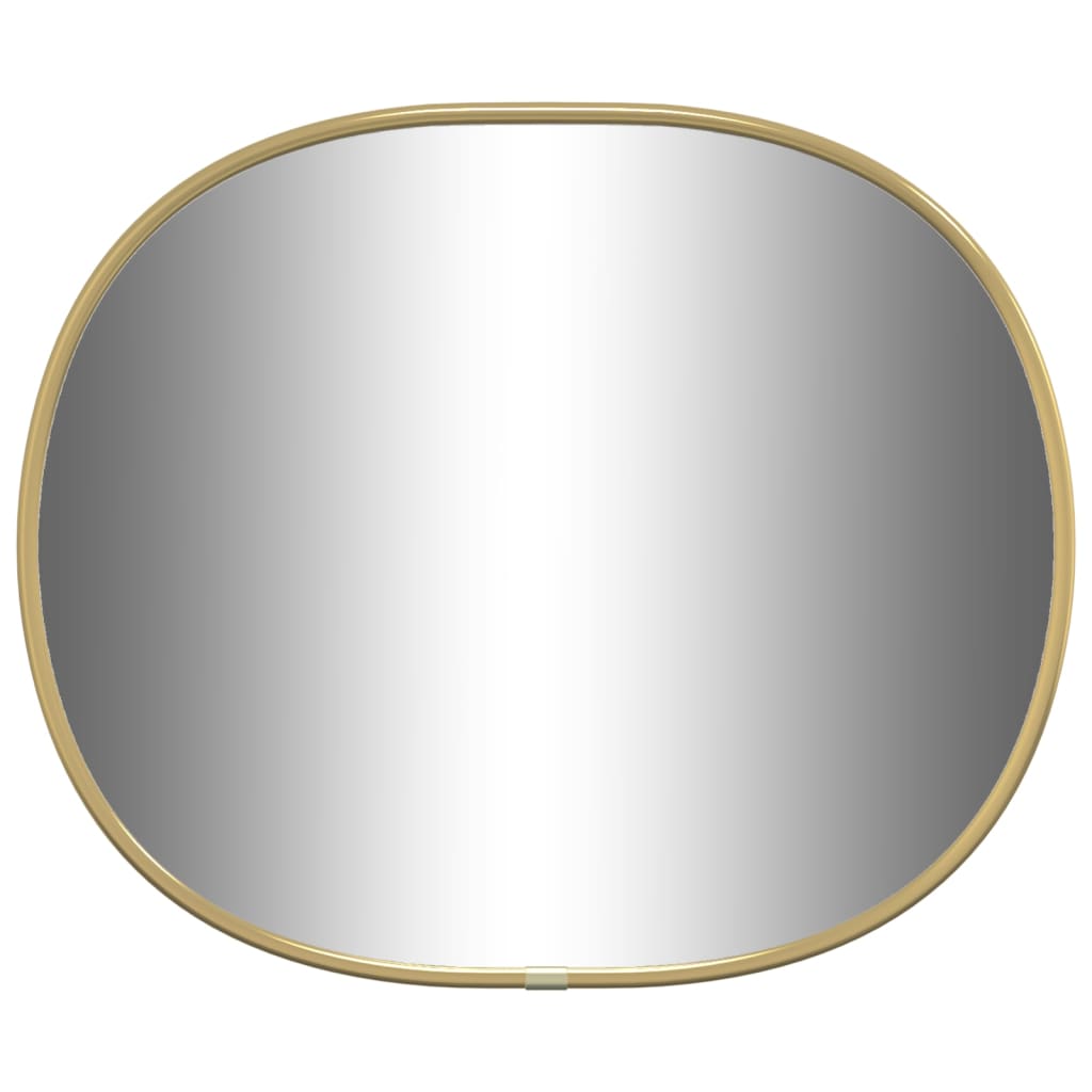 vidaXL Nástenné zrkadlo zlaté 30x25 cm