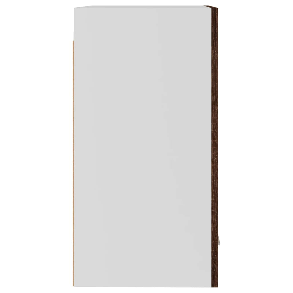 vidaXL Závesná skrinka hnedý dub 39,5x31x60 cm spracované drevo