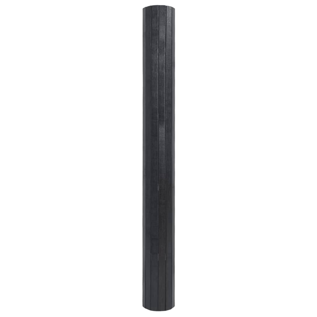 vidaXL Koberec obdĺžnikový sivý 100x300 cm bambus