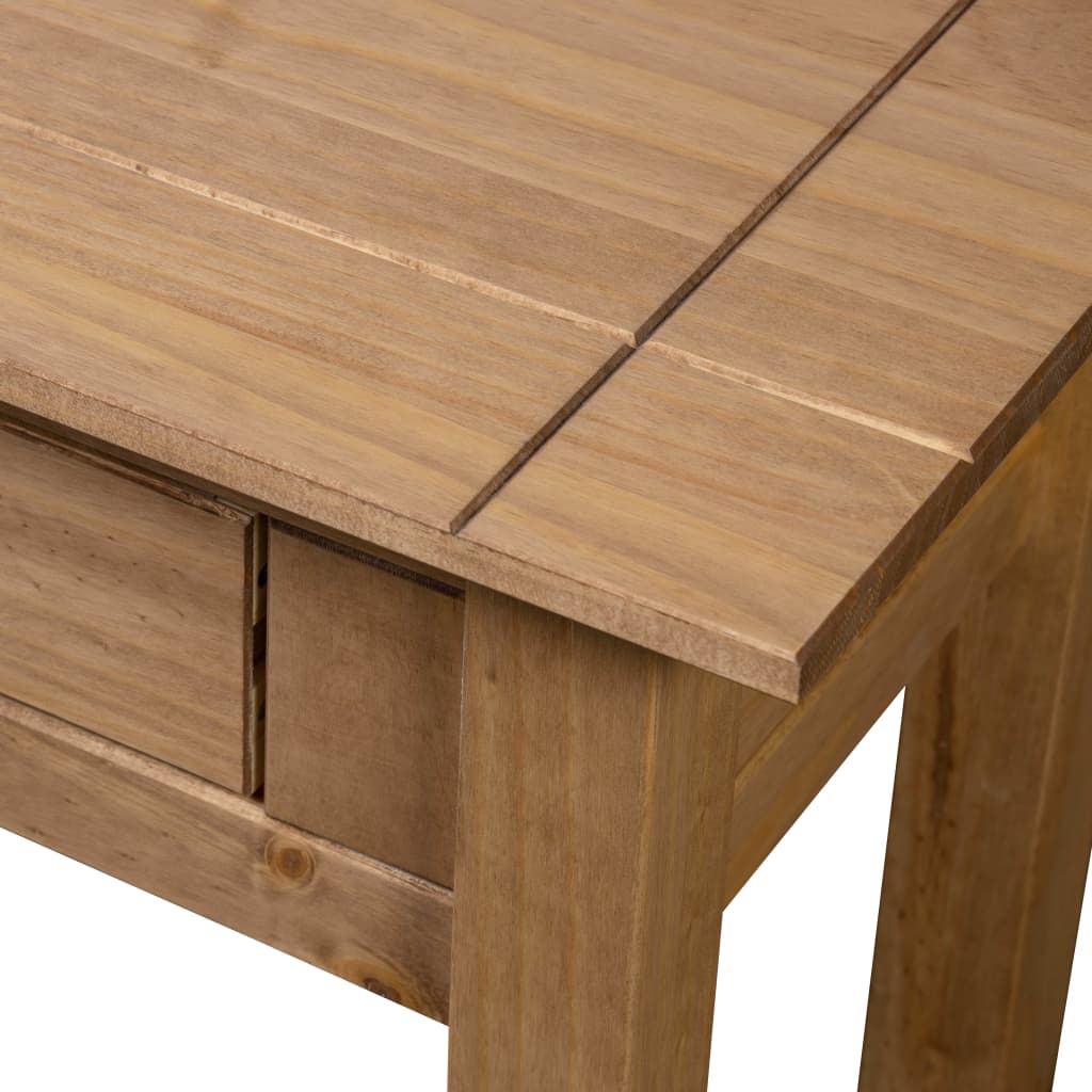 vidaXL Konzolový stôl 110x40x72 cm, borovicový masív Panama Range