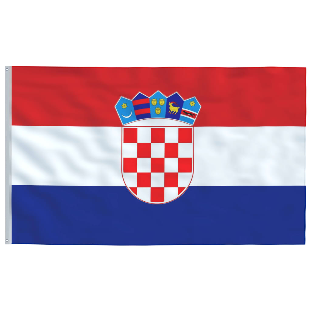 vidaXL Vlajka Chorvátsko 90x150 cm
