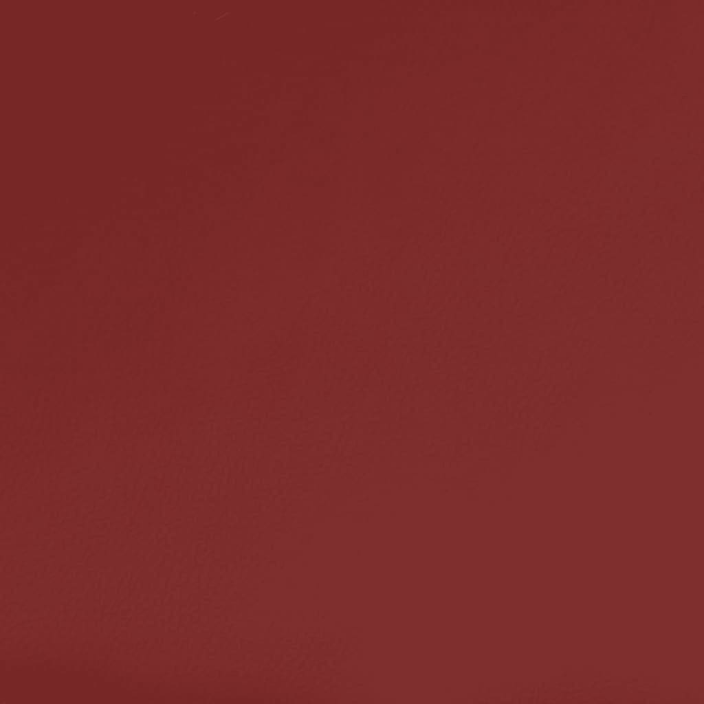 vidaXL Zdvíhacie masážne kreslo vínovočervené umelá koža