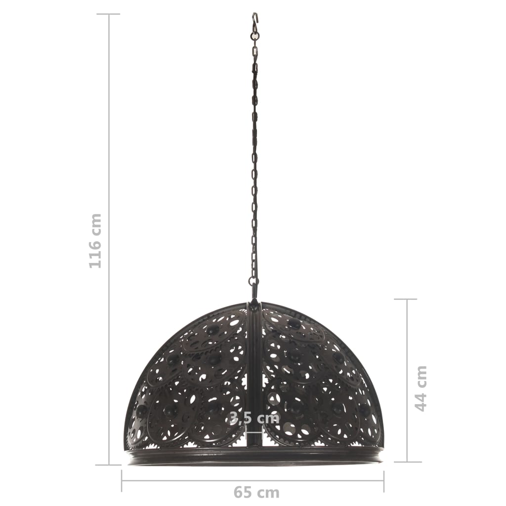 vidaXL Industriálna lampa s dizajnom ozubených koliesok 65 cm E27