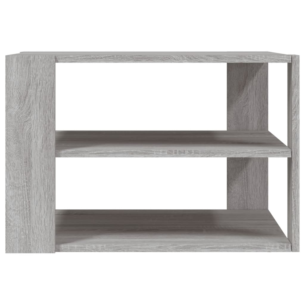 vidaXL Konferenčný stolík sivý sonoma 59,5x59,5x40 cm kompozitné drevo