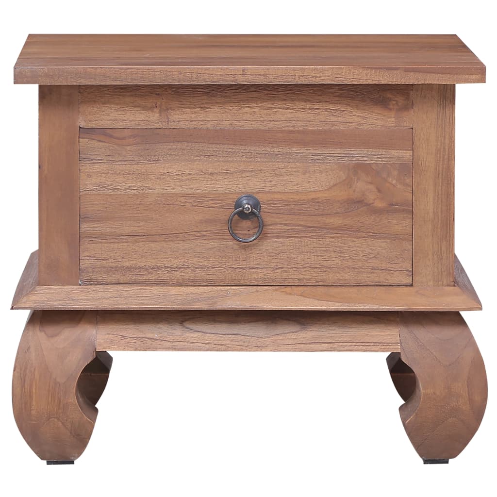 vidaXL Nočný stolík 45x35x40 cm masívne teakové drevo