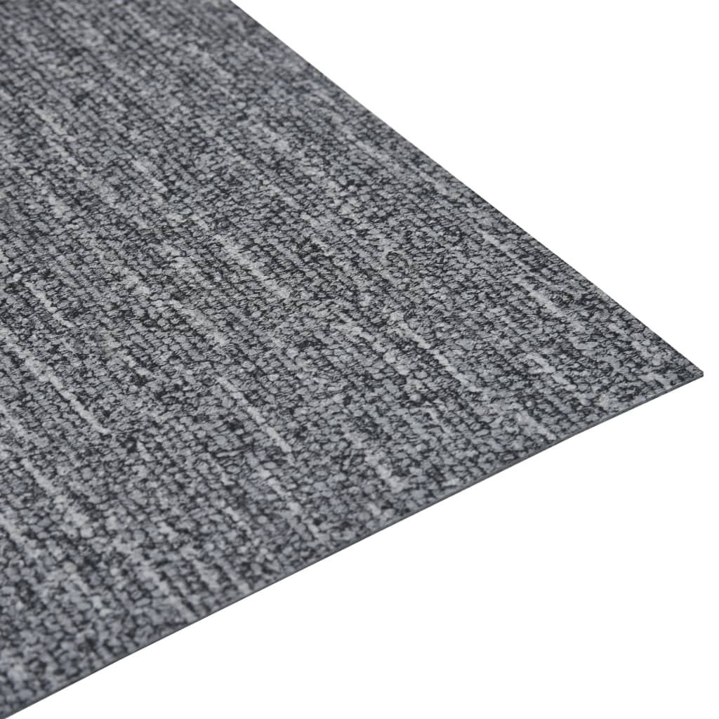 vidaXL Samolepiace podlahové dosky 5,11 m², PVC, sivé
