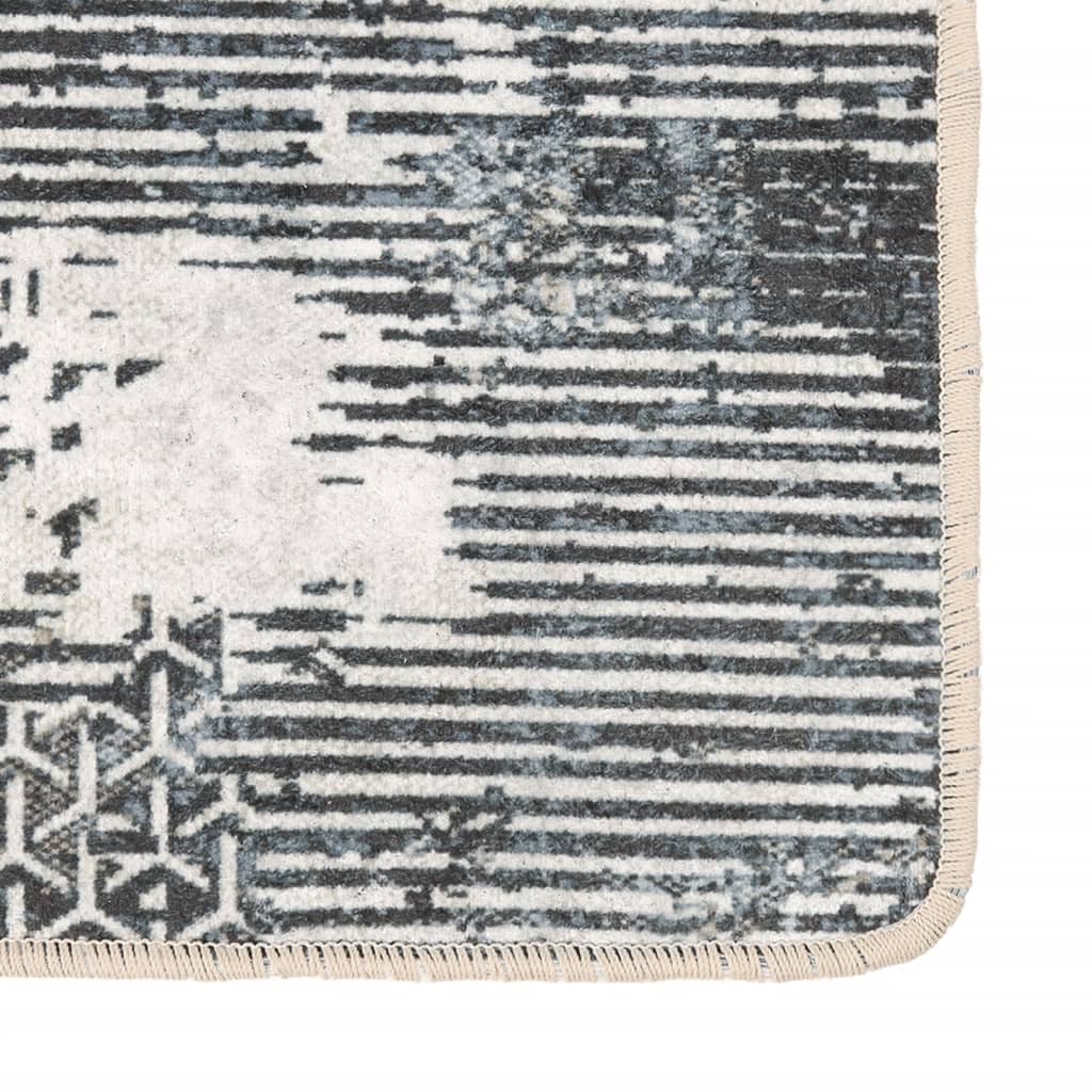 vidaXL Prateľný koberec viacfarebný 80x300 cm protišmykový