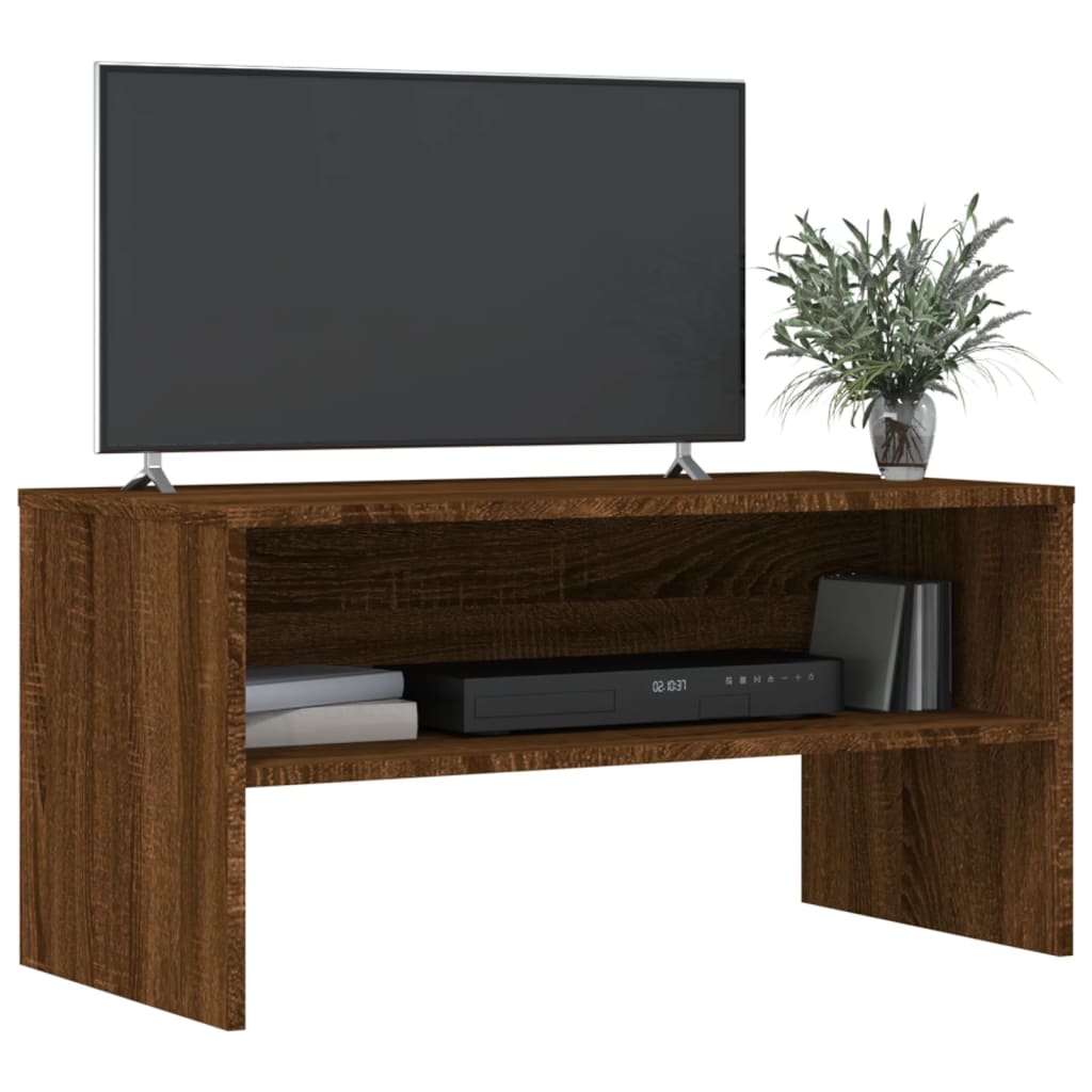 vidaXL TV skrinka hnedý dub 80x40x40 cm kompozitné drevo