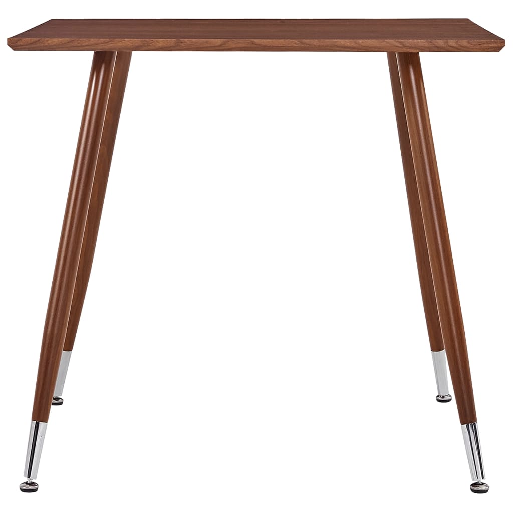 vidaXL Jedálenský stôl, hnedý 80,5x80,5x73 cm, MDF