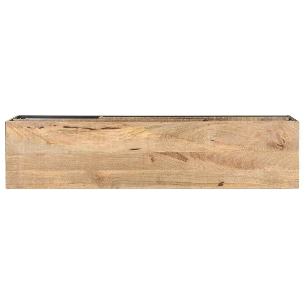 vidaXL TV skrinka 130x30x45 cm surové mangovníkové drevo