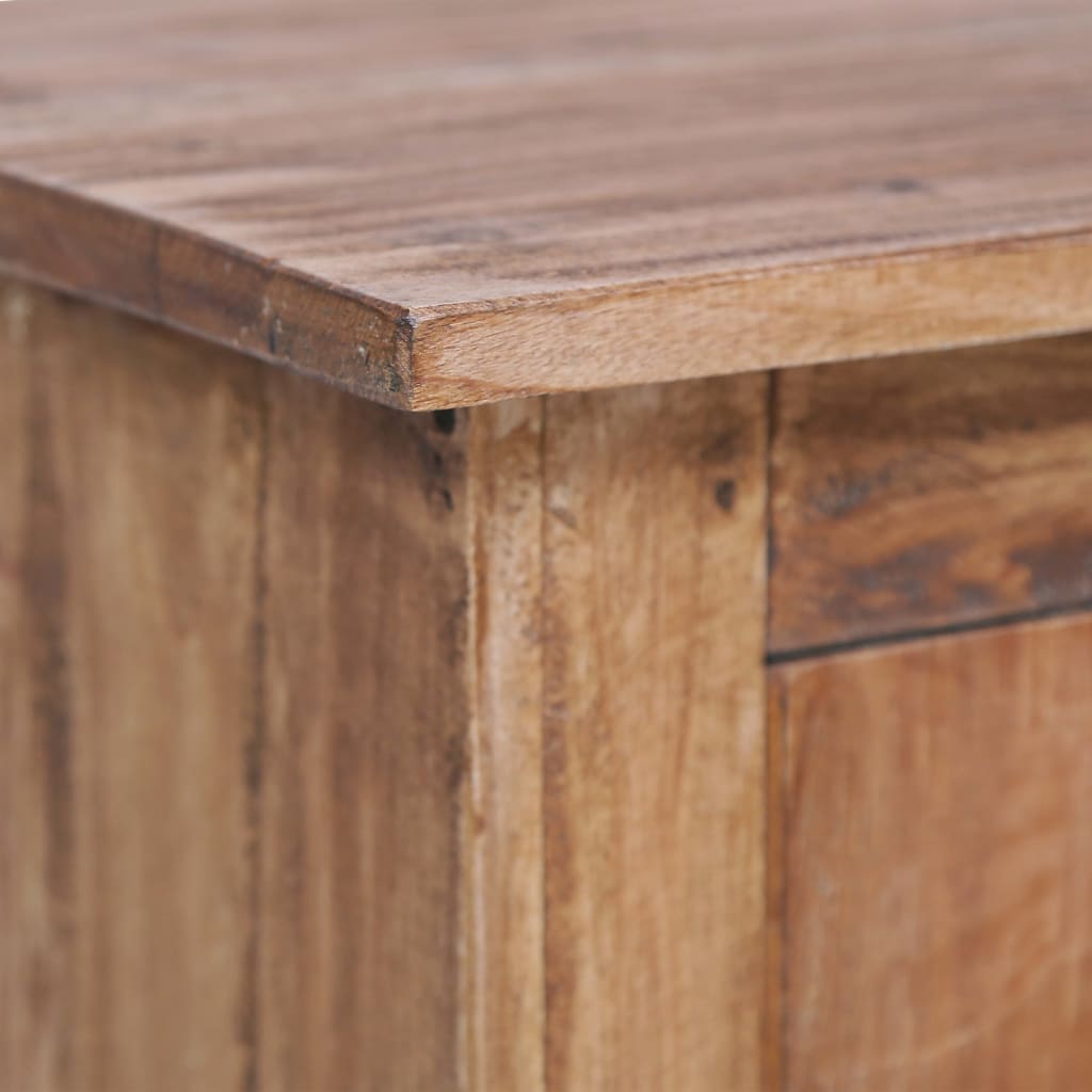 vidaXL Nočný stolík 43x31x80 cm masívne mahagónové drevo