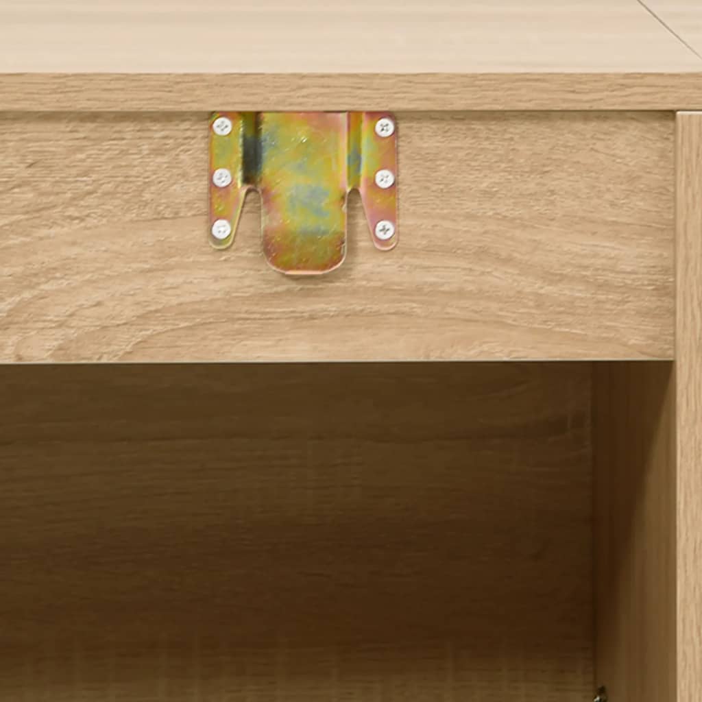 vidaXL 6-dielna sada kúpeľňového nábytku dub kompozitné drevo
