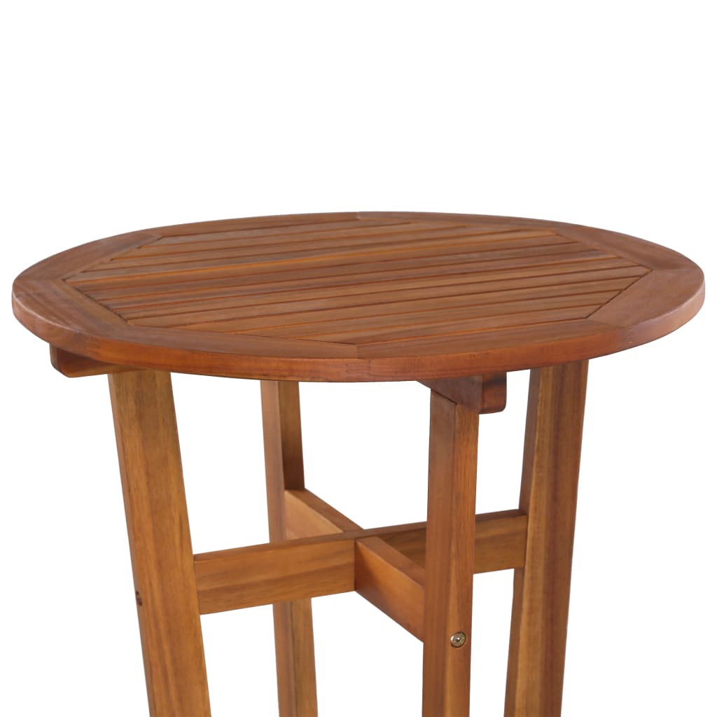 vidaXL Barový stôl 60x105 cm, akáciový masív