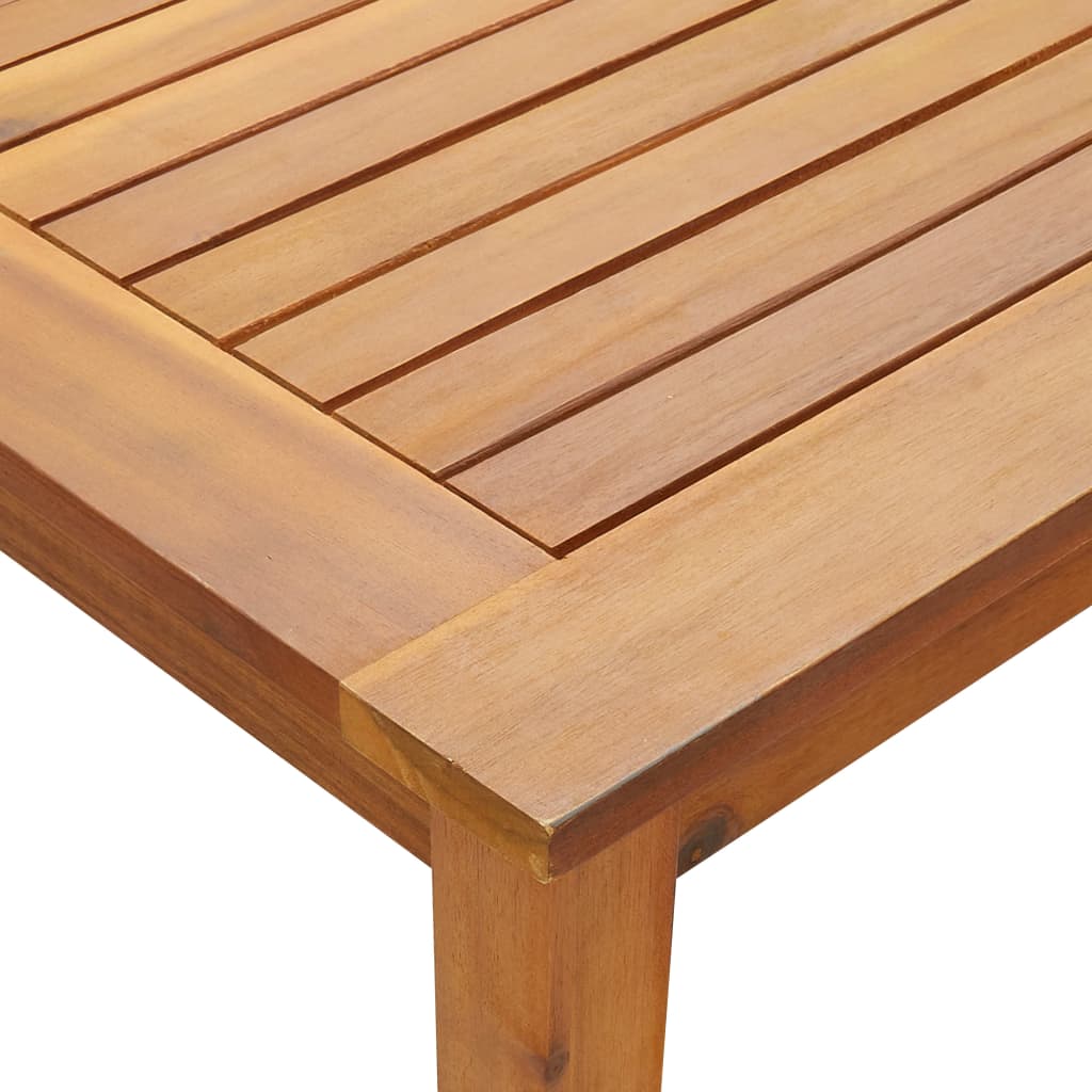 vidaXL Záhradný stôl 140x80x74 cm, akáciový masív