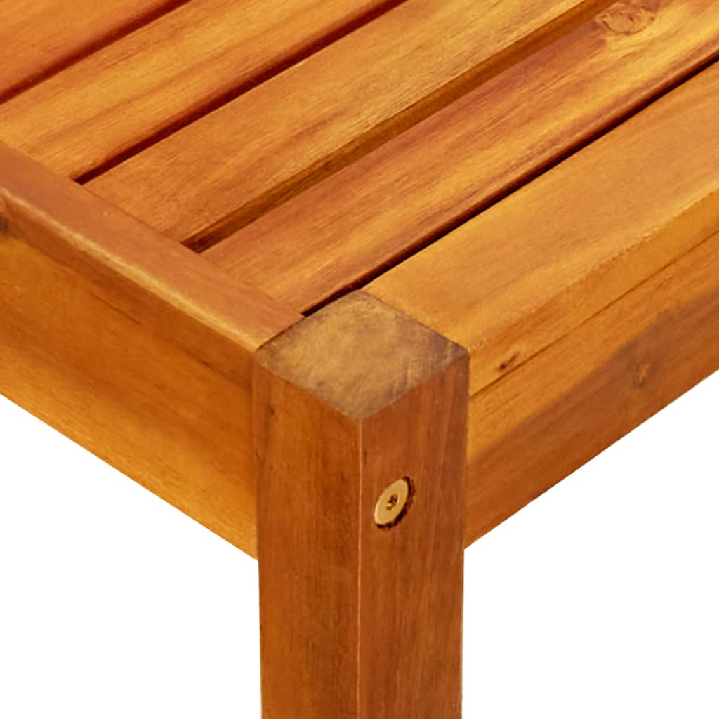 vidaXL Záhradný stôl 85x57x29 cm masívne akáciové drevo