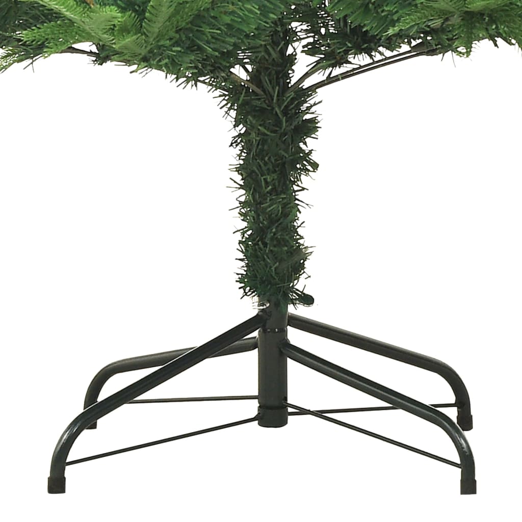 vidaXL Umelý vianočný stromček zelený 240 cm PVC a PE