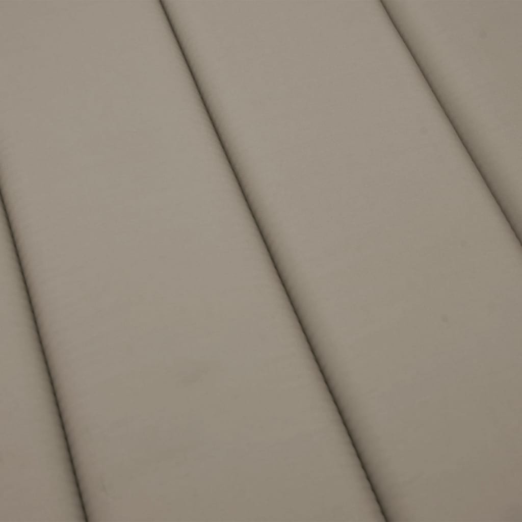 vidaXL Podložka na ležadlo, sivohnedá 200x70x3 cm, oxfordská látka