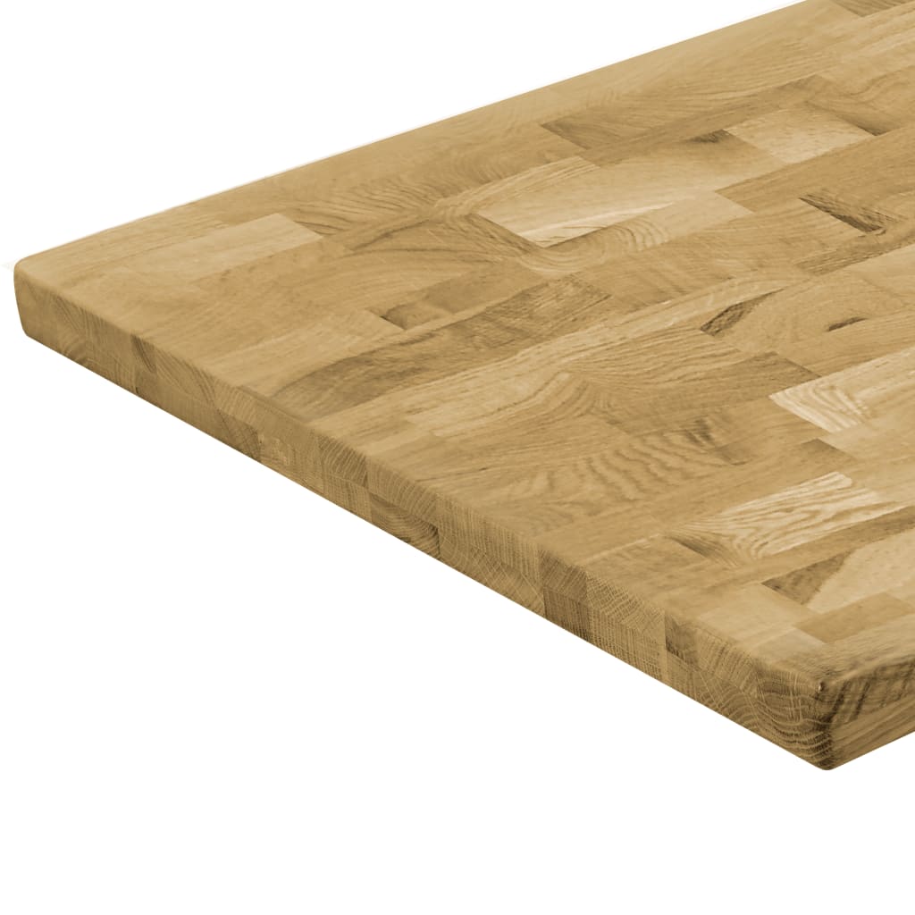 vidaXL Stolová doska dubové drevo obdĺžniková 44 mm 100x60 cm