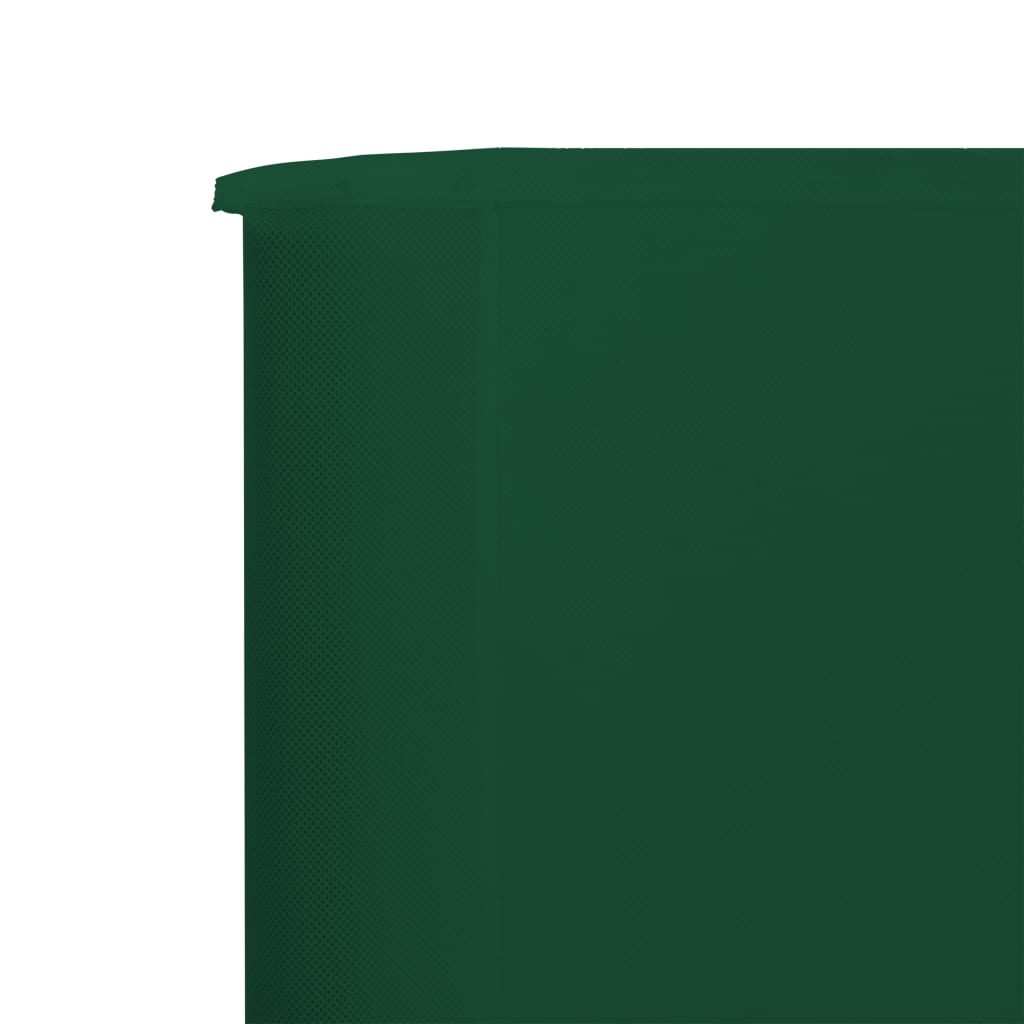 vidaXL 3-panelová zábrana proti vetru látková 400x80 cm zelená
