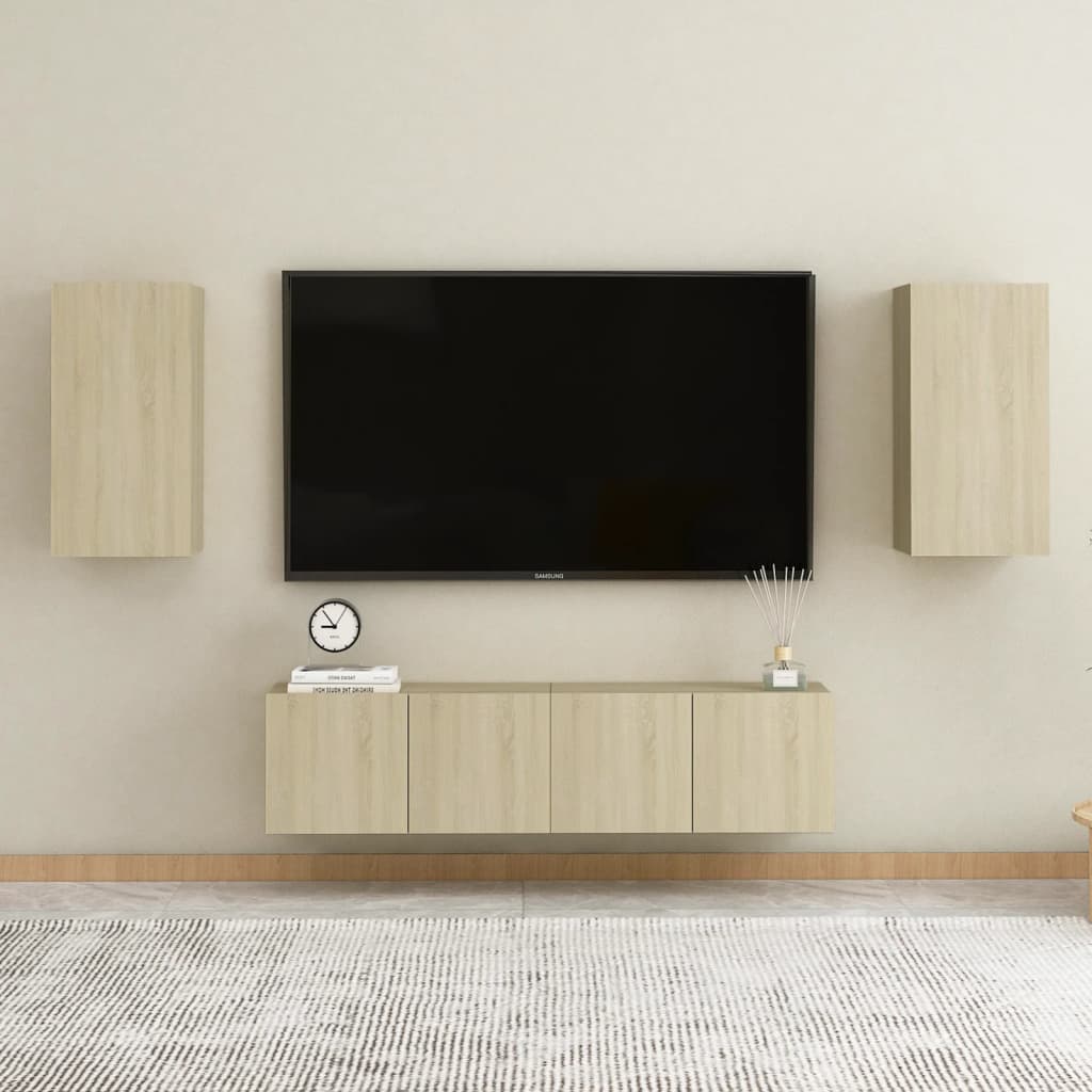 vidaXL TV skrinka, dub sonoma 30,5x30x60 cm, kompozitné drevo