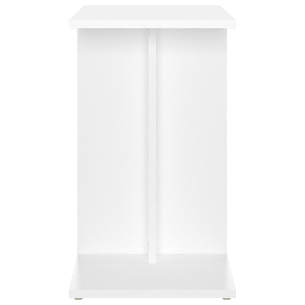 vidaXL Príručný stolík, biely 50x30x50 cm, kompozitné drevo