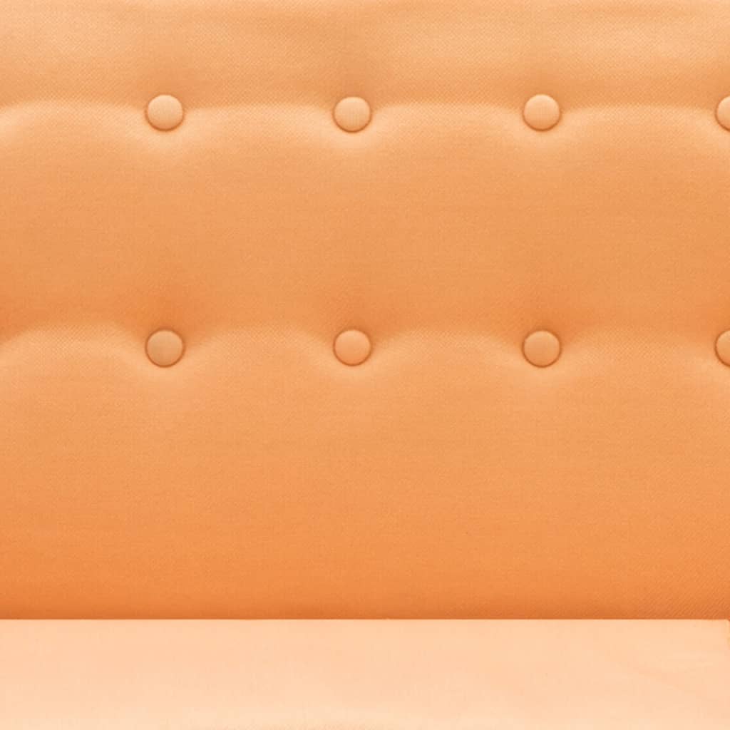vidaXL Pohovka v tvare L, látkový poťah 171,5x138x81,5 cm, oranžová