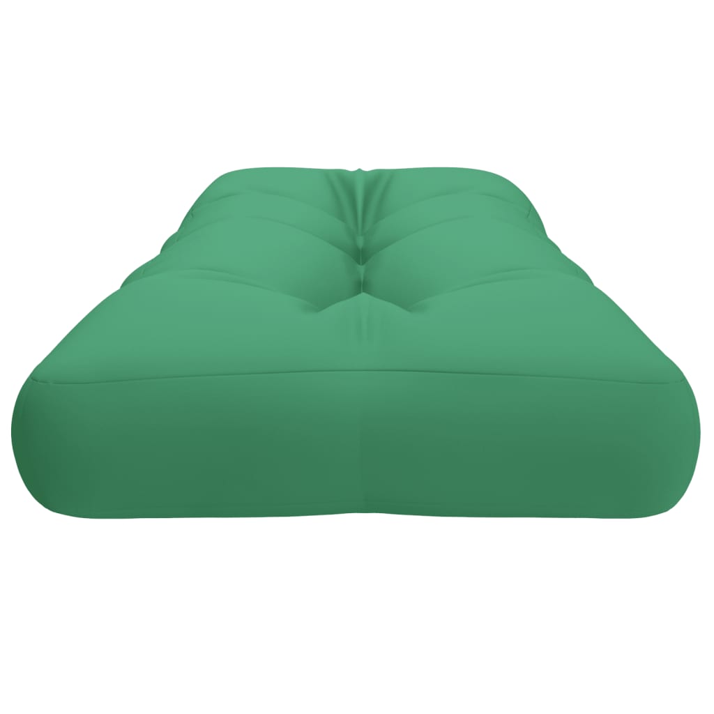 vidaXL Podložka na paletový nábytok, zelená 120x40x12 cm, látka