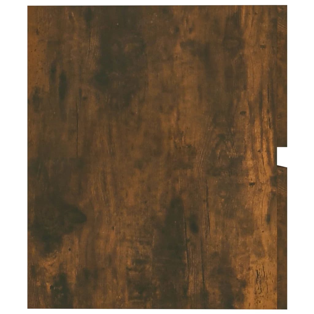 vidaXL Umývadlová skrinka dymový dub 41x38,5x45 cm spracované drevo