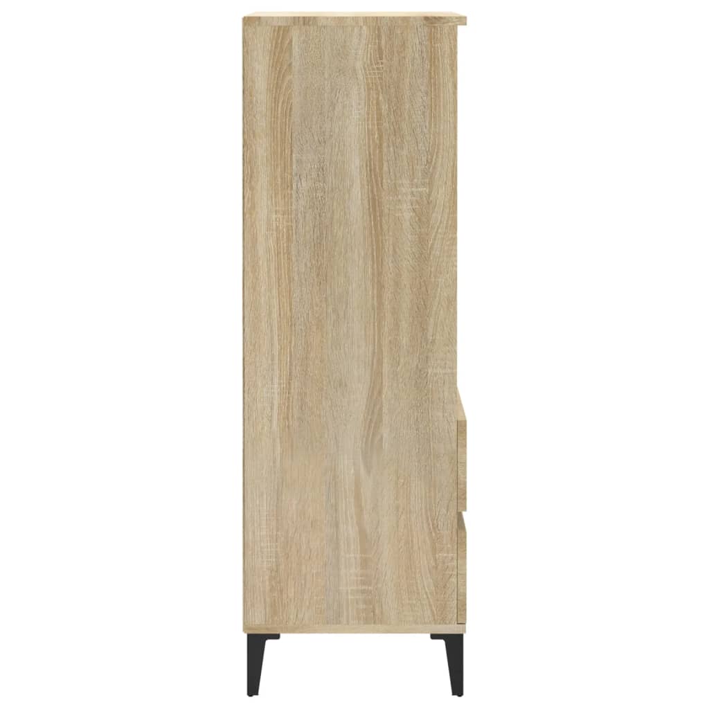 vidaXL Vysoká skrinka dub sonoma 40x36x110 cm spracované drevo