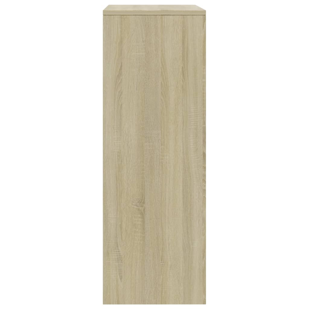 vidaXL Komoda so 6 zásuvkami, dub sonoma 50x34x96 cm, kompozitné drevo