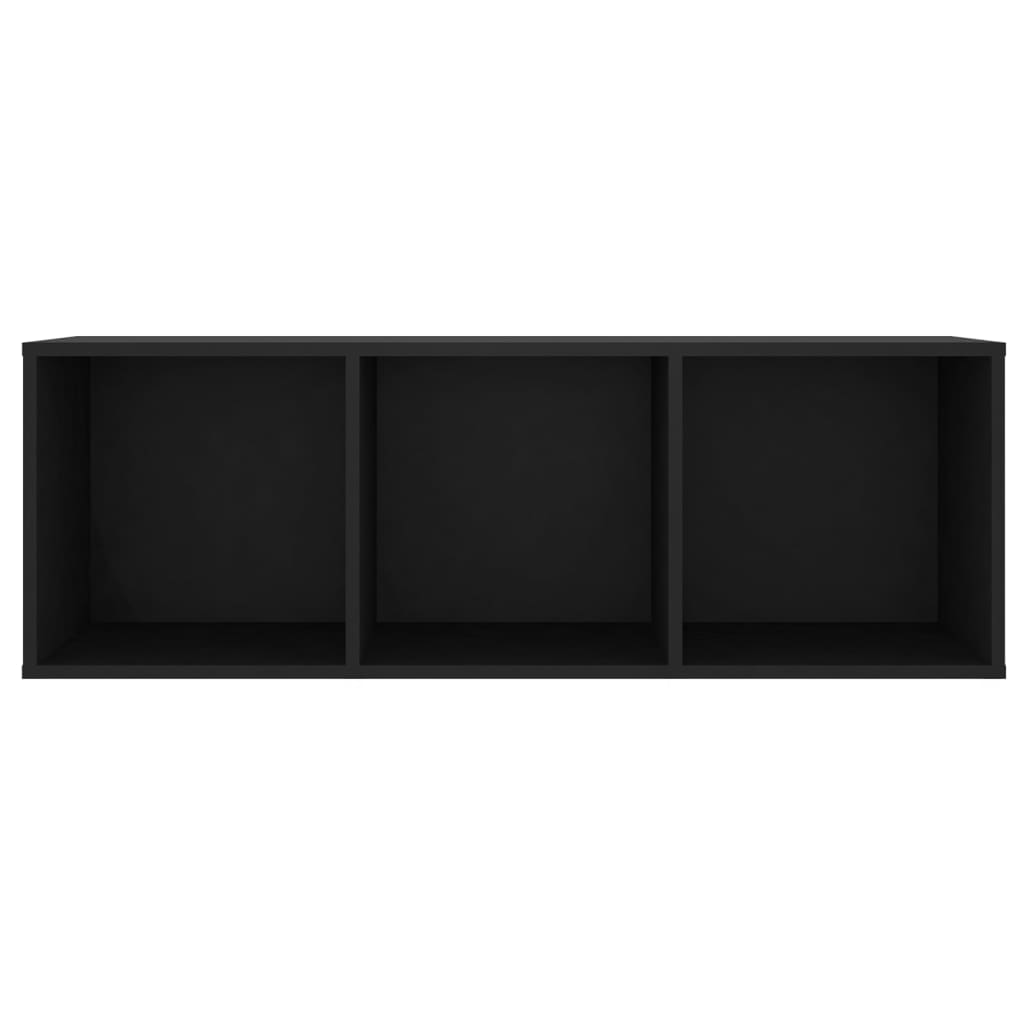 vidaXL TV skrinka, čierna 107x35x37 cm, kompozitné drevo