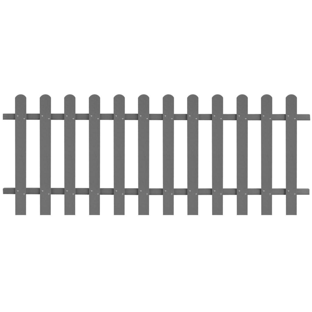 vidaXL Latkový plot, WPC 200x80 cm