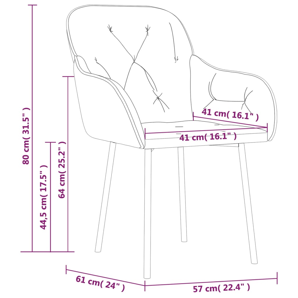 vidaXL Jedálenské stoličky 2 ks bledozelené zamat
