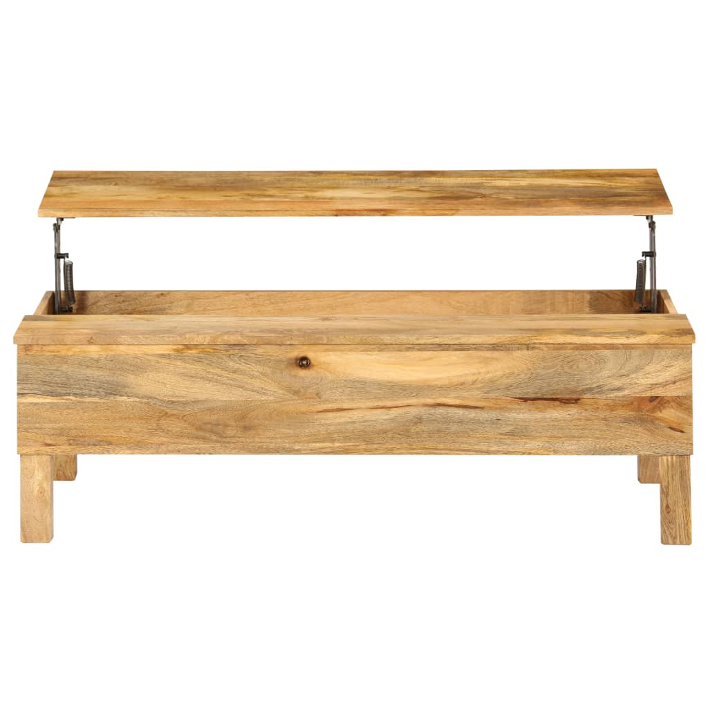 vidaXL Konferenčný stolík z mangovníkového dreva 110x55x35 cm