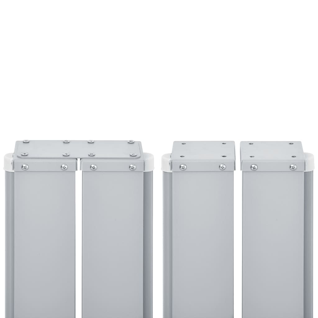 vidaXL Zaťahovacia bočná markíza, krémová 100x600 cm