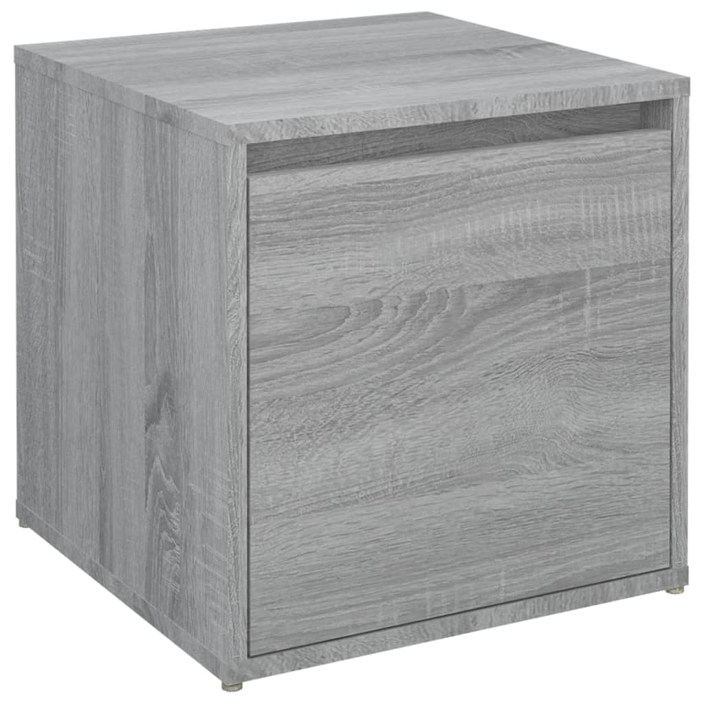 vidaXL Box so zásuvkou, sivý dub sonoma 40,5x40x40cm, kompozitné drevo